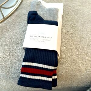NWT Athleta Girls Crew Sock